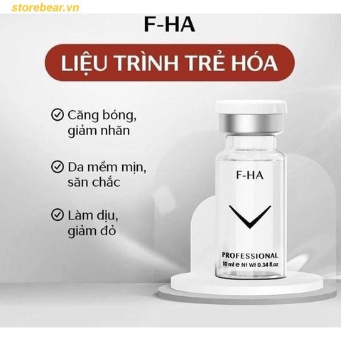 Meso FUSION F-HA dưỡng ẩm, xóa nhăn, trẻ hóa làn da (5 lọ x 10ml)