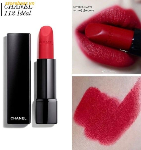 Son Chanel Velvet Extreme 112 Màu Đỏ Lạnh