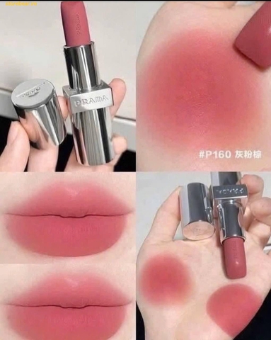 Son Lì Prada Monochrome Soft Matte P160 Blossom Pink - Fullbox