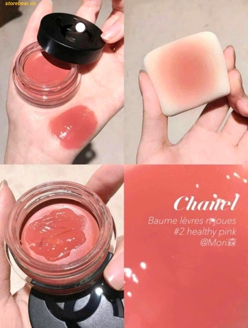 Son Dưỡng N°1 DE CHANEL LIP AND CHEEK BALM TONE 02 HEALTHY PINK - fullbox