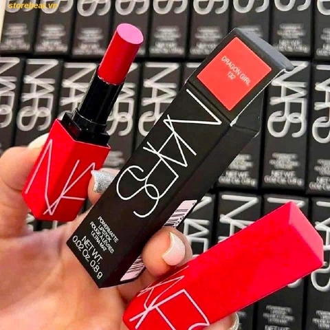 Son NARS Audacious Lipstick - Màu Dragon Girl Đỏ Ruby (Size Mini)