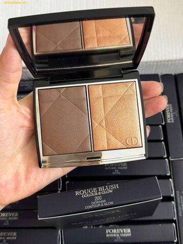 Phấn Bắt Sáng Dior Rouge Màu 200 Blush & Glow