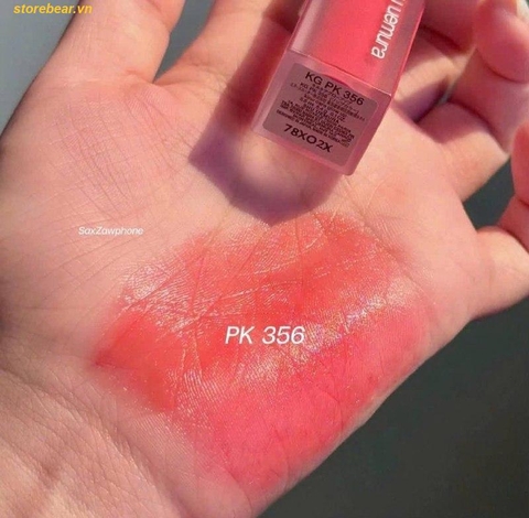 Son Kem Shu Uemura Kinu Care Glow Up Lip Color KG PK 356 Màu Hồng Cam