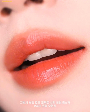 Son Dưỡng Givenchy Rose Perfecto Shine Serum 302 Cam Đất