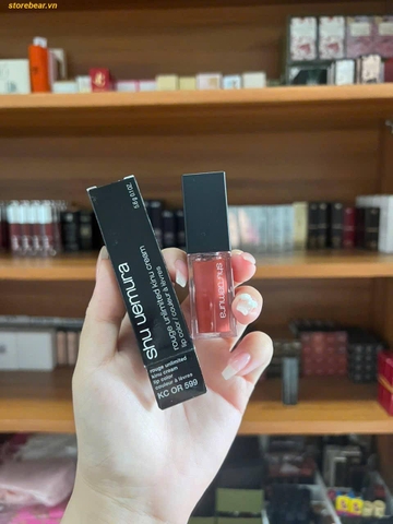 Son Kem Shu Uemura Kinu Cream KC OR 599 Fullbox - Màu cam cháy
