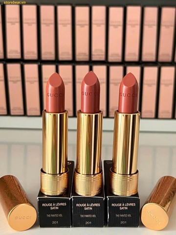 Son Gucci The Painted Veil Rouge Mat Lipstick 201 – Cam đất