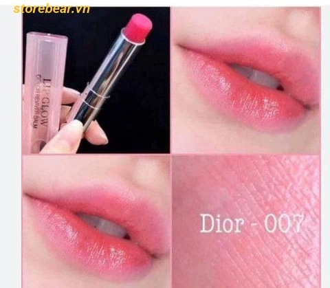Son Dưỡng Dior Addict Lip Glow Bản 2025 007 Raspberry Màu Hồng Tím