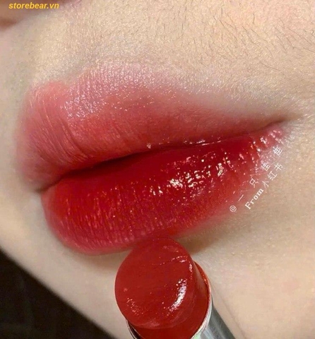 Son Givenchy Rose Perfecto Shine Lipstick (Serum Lipstick) Màu 335- Đỏ đất