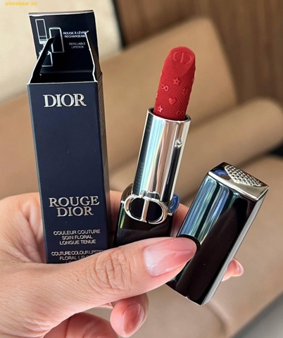 Son Dior Rouge Velvet Limited Edition New Years 2026 Dior 802 - Màu Đỏ Gạch