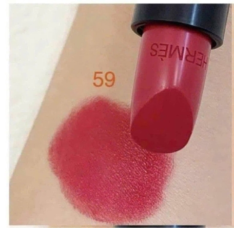 Son Hermes Màu 59 Rose Dakar Satin - Hồng Dâu Fullbox