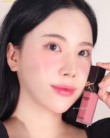 Set 2 Cây Má Hồng Ysl Liquid Make Me Blush - 44 Nude Lavallière + 66 Fuchsia Fling