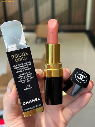 Son Dưỡng Chanel Rouge Coco 105 Mayfair Màu Be Hồng