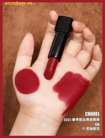 Son Chanel Velvet Extreme 136 Màu Đỏ Thuần - Fullbox