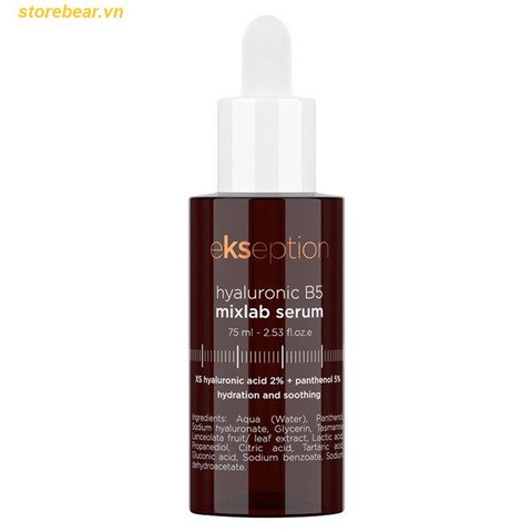 Tinh chất cấp ẩm phục hồi Ekseption Hyaluronic B5 mixlab serum 75ml