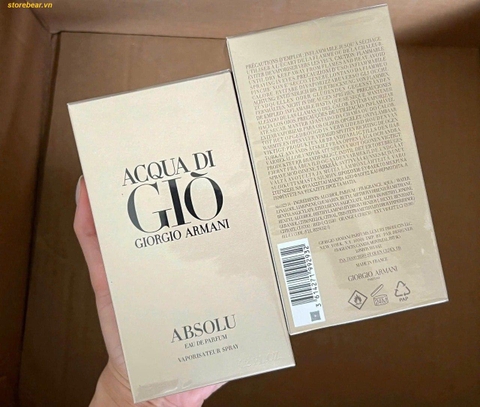 Nước Hoa ACQUA DI GIO ABSOLU 125ml
