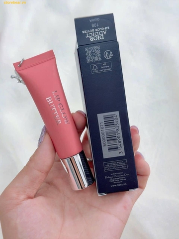Son Dưỡng Dior Addict Lip Glow Butter 108 Guava - Fullbox