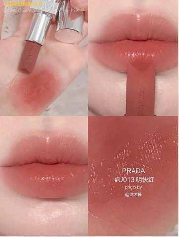 Son Dưỡng Prada Optimizing Care Lip Balm U013 Guava Màu Hồng Cam Đất