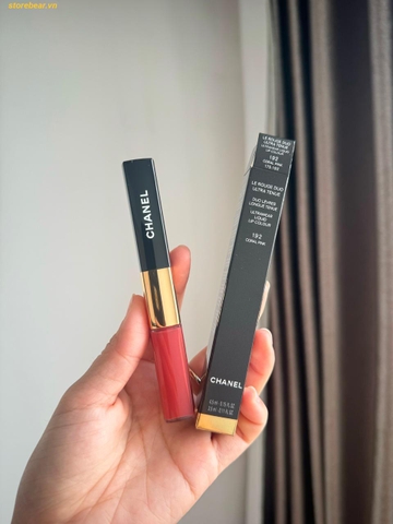 Son Kem CHANEL Le Rouge Duo Ultra Tenue Ultrawear Liquid Lip Colour – Màu 192 Coral Pink
