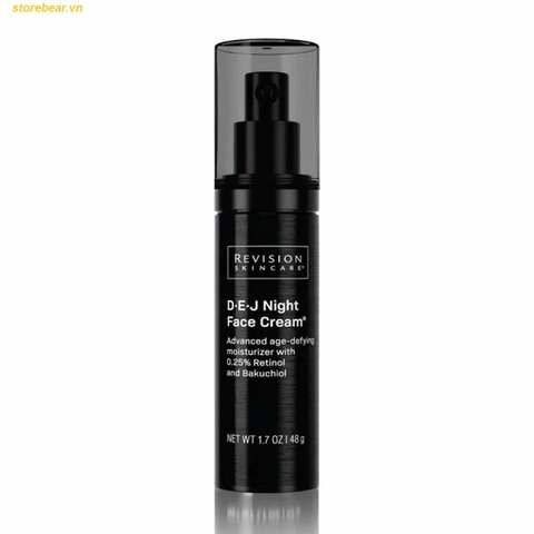 Kem Dưỡng Hỗ Trợ Ngăn Ngừa Lão Hóa Và Trẻ Hóa Da Revision Skincare D·E·J Night Face Cream Re 0.25 48g