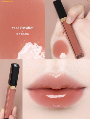 Son Bóng Chanel Rouge Coco Hydra Gloss 443 Impertinente