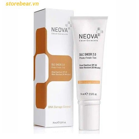 Kem Nền Chống Nắng Neova DNA Damage Control Active Silc Sheer 2.0 SPF 40 - Fullbox 74ml