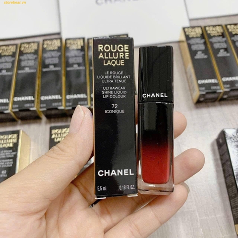 Son Kem Chanel 72 Iconique – Rouge Allure Laque Màu Đỏ Hồng Đất