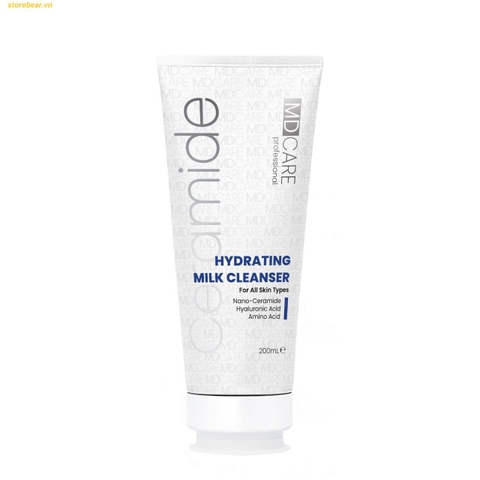 Sữa Rửa Mặt Dịu Nhẹ Và Cấp Ẩm Cho Da Nhạy Cảm MD CARE Hydrating Milk Cleanser 200ml