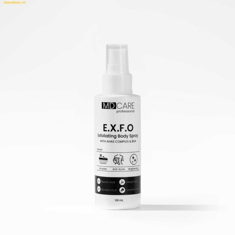 Xịt Tẩy Tế Bào Chết Toàn Thân Exfoliating Body Spray 100ml