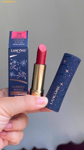 Son Lancôme L’Absolu Rouge Drama Matte 296 Rouge Dramanphoria Đỏ Đất - Fullbox