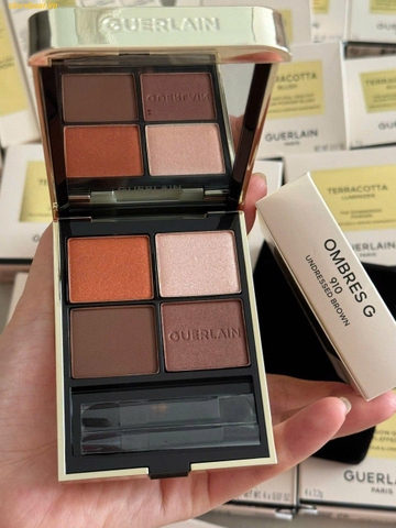 Phấn Mắt Guerlain Ombres G Eyeshadow màu 910 Undressed Brown