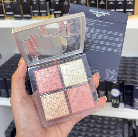 Phấn Mắt Dior Backstage Glow Face Palete Highlight 003 Pearly Peach Glow