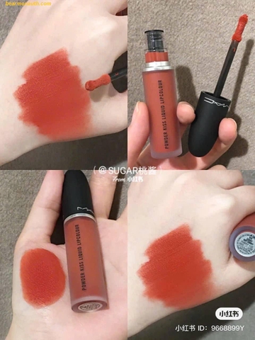 Son kèm MAC 998 Sorry Not Sorry Màu CAM CHÁY