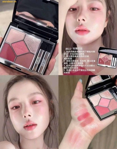 Phấn Mắt Dior Diorshow 5 Couleurs Couture Eyeshadow Palette Màu 823 Rosa Mutabilis