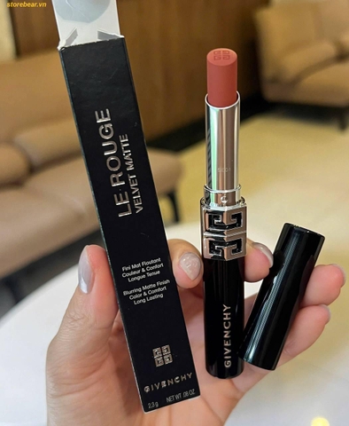 Son Lì Givenchy Le Rouge Velvet Matte Lipstick N07 Enfant Terrible - Fullbox