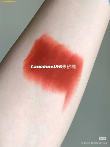 Son Lancôme L’absolu Rouge Drama Matte 196 Màu Đỏ Đất