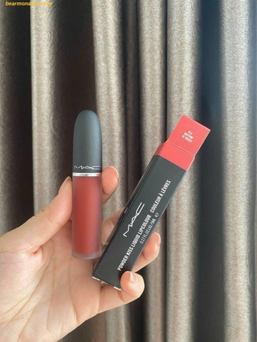 Son kèm Mac 974 Rhythm 'N' Rose màu nâu cam