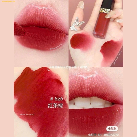 Son Kem Dior Rouge Forever Liquid 626 Forever Famous - Màu Cam Gạch