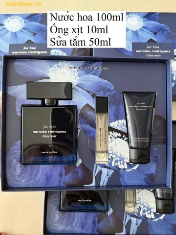 Set Nước Hoa Nam Narciso Rodriguez For Him Blue Noir Fullbox