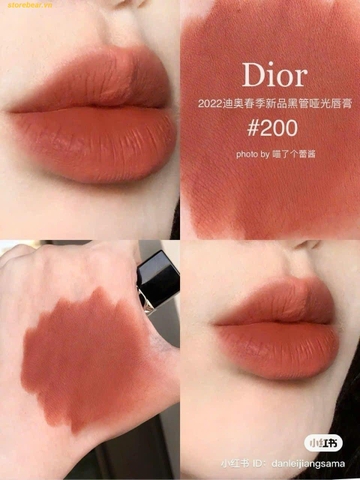 Son Dior Rouge Dior Velvet Finish 200 Nude Touch - Fullbox