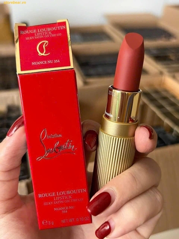 Son Christian Louboutin Beauty Velvet Matte Lip Colour 354 Nuance Nu - cam đất