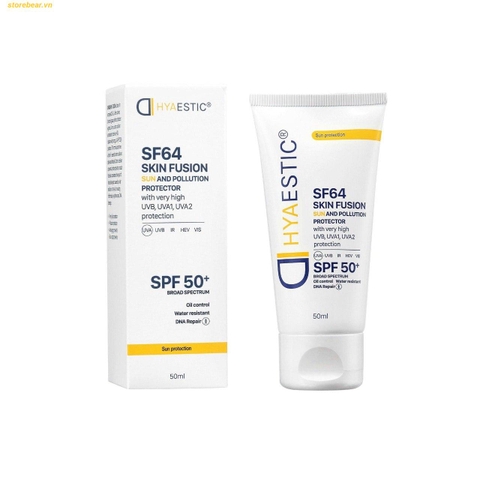 Kem chống nắng bảo vệ tối đa Hyaestic Skin Fusion SF64 Sun And Pollution Protector SPF50+ (50ml)