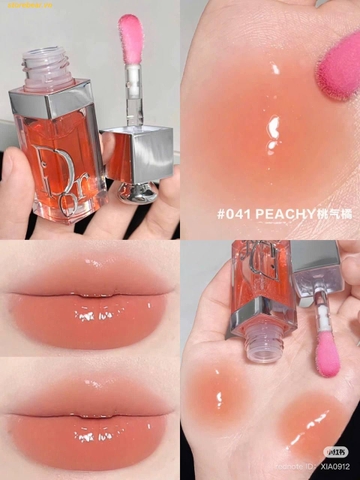 Son Dưỡng Dior Addict Lip Glow Oil Màu 041 Peachy Cam Đào