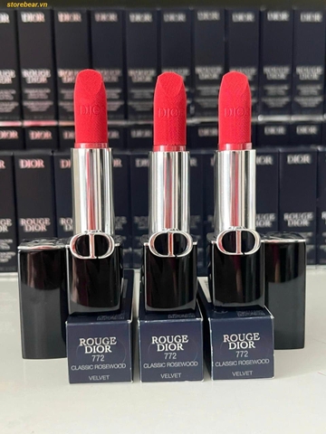 Dior Rouge Dior Velvet Finish 772 Classic Rosewood – Màu Hồng Khô