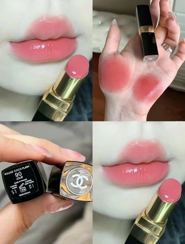Son Chanel Rouge Coco Flash Lipstick – 90 Jour Hồng đào pha cam