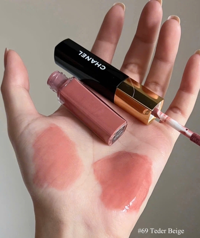 Son Kem Chanel Le Rouge Duo Ultra Tenue Ultrawear Liquid 69 Tender Beige