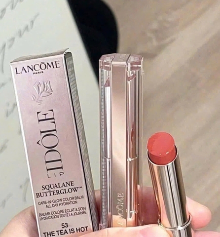 Son Dưỡng Lancôme Lip Idôle Squalane-12 Butterglow màu 53 The Tea Is Hot