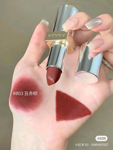 Son Prada MINI Velvet B03 Màu Đỏ Nâu Đất