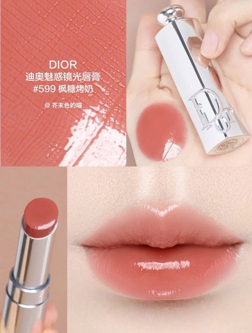 Son Dưỡng Dior Addict Glass Ultra-Shine and Hydrating Lip Gloss Stick 599 Adiorable