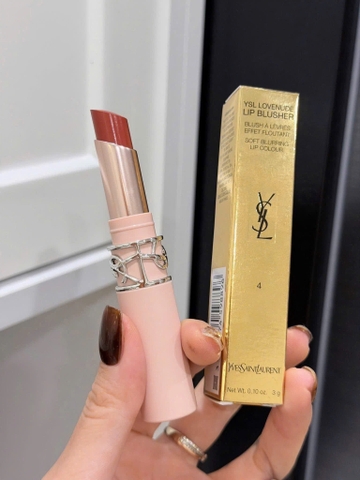Son Môi Yves Saint Laurent YSL Lovenude Lip Blusher 04 Red-Handed Màu Đỏ Hồng Đất