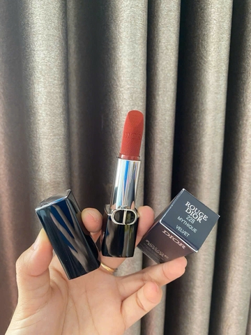 Son Dior Rouge Velvet 228 Mythique Màu Đỏ Cam Gạch - Fullsize Fullbox